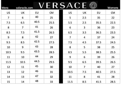 versace shoes mujer|versace shoes size chart.